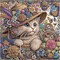 Special Shape Cats Diamond Art Painting Kit for Adults – Butterfly & Flower Design, 12×12 inch / 30×30 cm